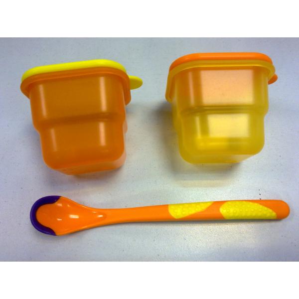 Quality BPA Free Airtight Plastic Baby Food Storage Freezer Containers for sale