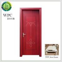 Quality Modern Design WPC Wood Door Termite Resistance Fire Retardant Bedroom Use for sale