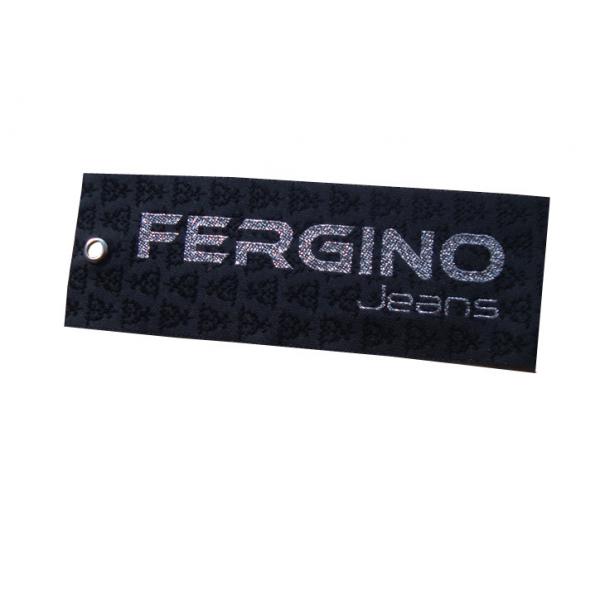 Quality Custom Garment Hang Tags Printing Woven Brand Hang Tag Clothing Labels Supplier for sale