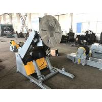 China 5T Hydraulic Elevating Welding Rotating Display Table With Remote Hand Control for sale