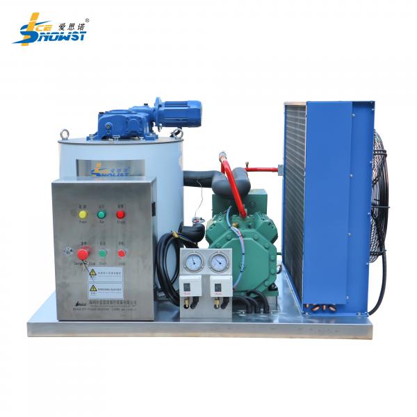 Quality 1 Ton SS316 Saltwater Flake Ice Machine Flake Ice Generator With Air Cooling for sale