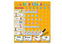 China Whiteboard Magnetic Star Reward Chart , Magnetic Dry Erase Rewards Chore Chart factory