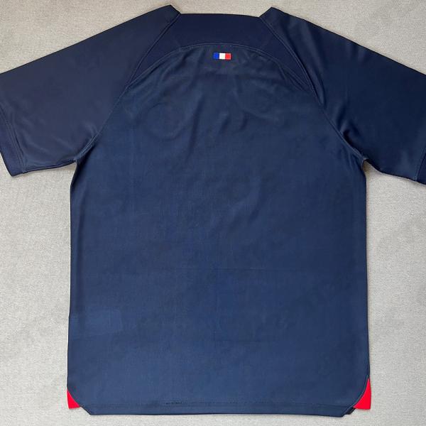 Quality Dark Blue Fan Version Soccer Jersey 100% Polyester Durable for sale