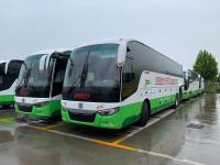 China Used Zhongtong Bus LCK6128 New Bus 56 Seats double Doors Big Compartment Rear Engine factory