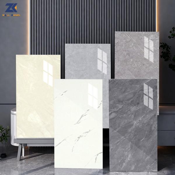 Quality Factory Direct Sales 1.22*2.44 M PET High Gloss Marble Bamboo Charcoal Wall for sale