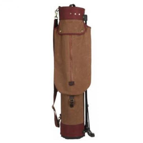 Quality Vintage Canvas Outdoor Sports Bag Carry Golf Bag With Plastic Stand for sale