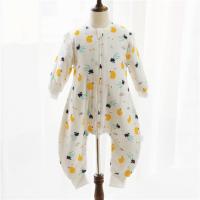 china Unisex Muslin Baby Pajamas Cotton Fabric Plain Dyed Newborn Baby Outfits ODM / OEM