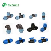 China Material PP Pipe Fitting with Round Head Code PP Compression Fittings Pn16 factory