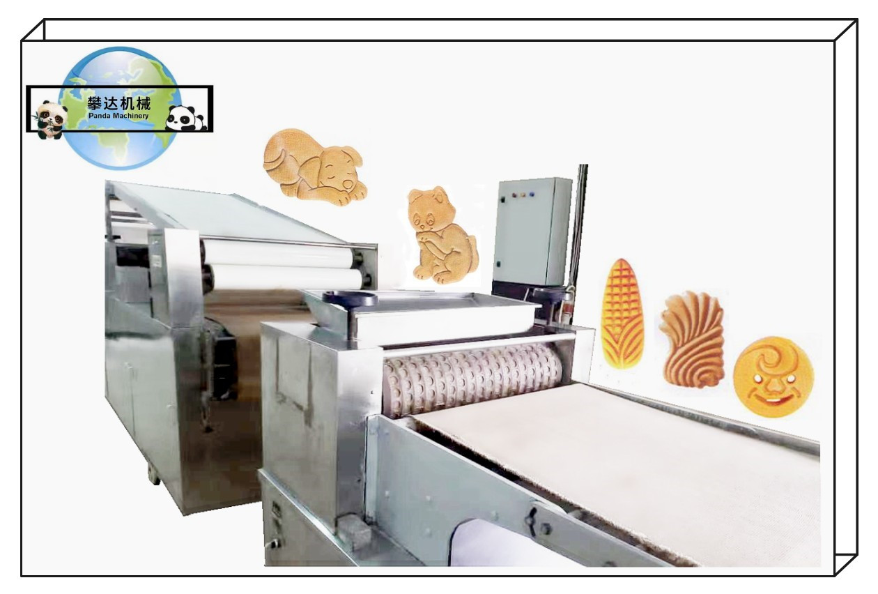 China Multi Shape Biscuit Processing Line, Biscuit Making Machine, Commercial Biscuit Production Line Global Recipe Support factory