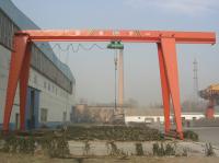 China 1- 32 ton MH model rail mounted single girder gantry crane with elctric hoist factory
