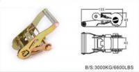 China 35mm*3tons Aluminum handle ratchet buckle, ratchet tie down buckle factory
