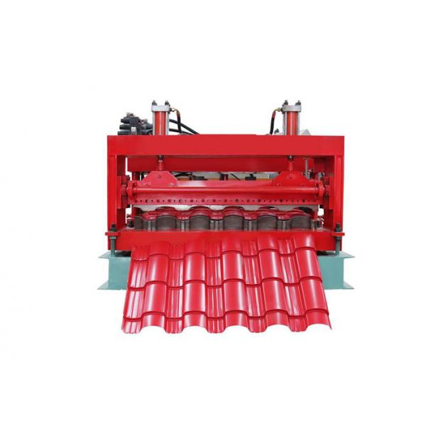 Quality Color Steel Coil Metal Sheet Roof Roll Forming Machine Effective Width 1100mm for sale