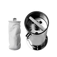 Quality 3 Micron Stainless Steel Bag Filter Housing Plastic Hygiene High Pressure for sale