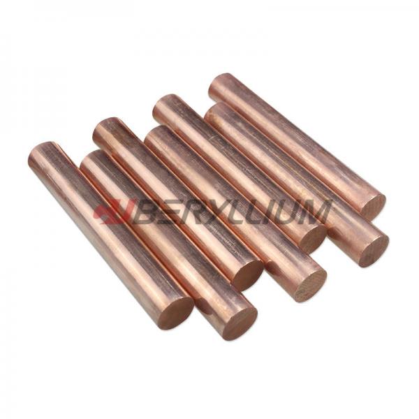 Quality TF00 C17500 Beryllium Copper alloy Round Bars Thermal Conductivity High for sale