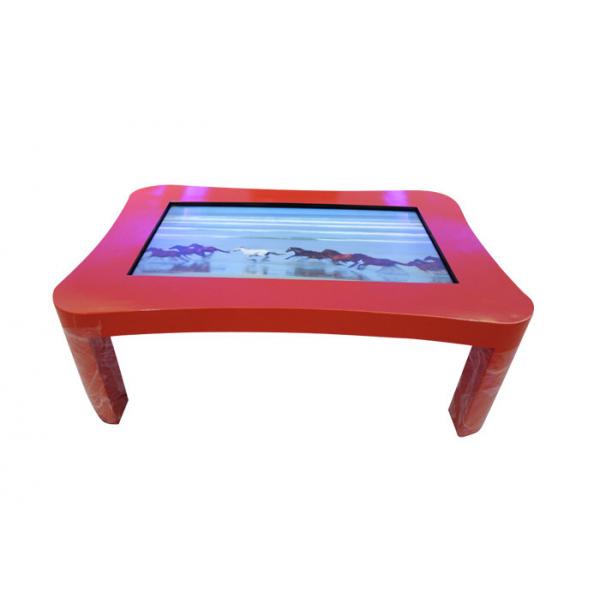 Quality 43 Inch Smart Touch Screen Table Android / Windows System LCD Interactive Coffee for sale