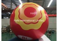 China Custom Led Inflatable Helium Balloon Lights , Moon Light Ball Print Logo factory