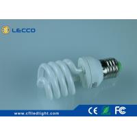 China T2 Compact Fluorescent Lamps CFLS , 7mm Half Spiral Fluorescent Light Bulbs 15W 4T factory