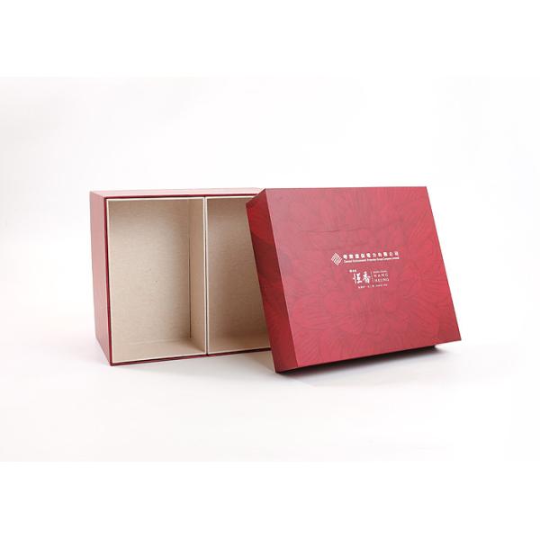 Quality 2 Tiers Red Cardboard Candy Boxes Packaging Mid Autumn For Mooncake for sale