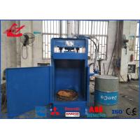 China Large Output Waste Oil Steel Drum Crusher Box Press Compactor Machine 25 Ton Press Force High Stable Performance factory