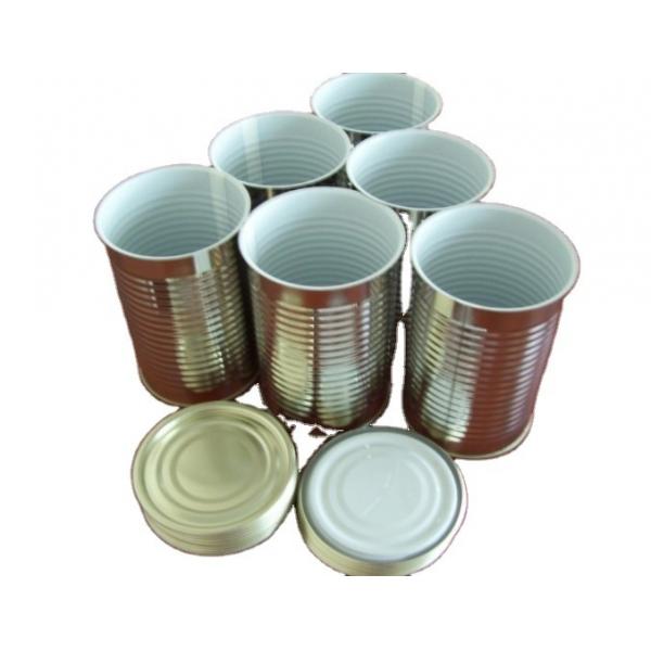 Quality Recylable Empty Metal Coffee Cans 750ml Round Tin Can for sale