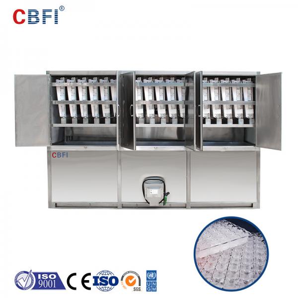 Quality 1000 ~ 20000Kgs / 24H Industrial Ice Cube Making Machine , Ice Makers Machines For Cold Drink for sale