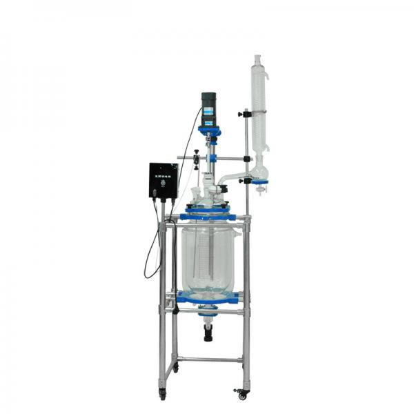 Quality Stainless Steel 220V Three Phase 100L Lab Glass Reactor for sale