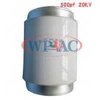 Quality Ceramic High Voltage Vacuum Capacitor Fixed Type CKT750/20/120 750pf 20KV for sale
