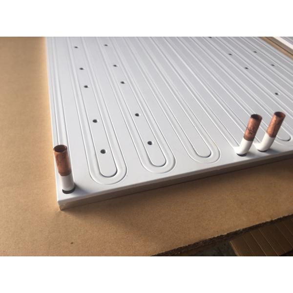 Quality 395*395*10 mm Aluminum Powder Coated Cold Plate 99.5% LF Solar Panel Water Cooled Heat Sink for sale