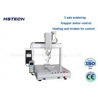 China Single Station Desktop Automated Soldering Machine 0.6~1.0mm Solder Wire Processing Date HS-S331R factory