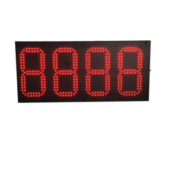 Quality 4 Digits 7 Segments Led Gas Price Sign 13in Gas Station Digital Price Signs for sale