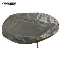 China spa hot tub vinyl leather cover skin round lid for heated wooden tub  without foams for hot tub whirlpool factory
