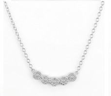 Quality Rope Chain Cz Stone Pendant 6.5mm Cubic Zirconia Round Pendant for sale