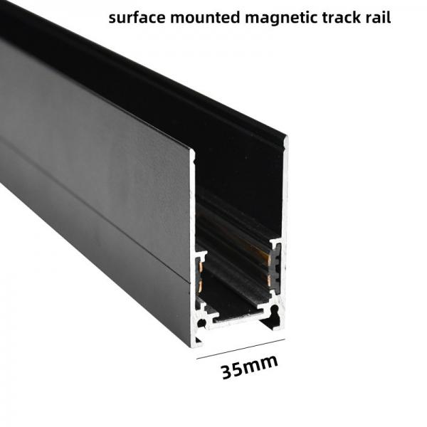 Quality Household 48v 20mm 35mm Magnetic Track Light System Surface Mounted for sale