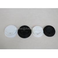 China 8oz Paper Cup Lid /  Coffee Hot Cup Lids For Starbucks Coffee Cup PS Materials for sale