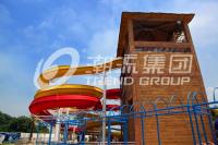 China Custom Water Slides For Big Outdoor Resort Spiral Water Park , ISO-9001 factory