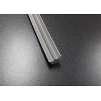 China Gray Long Side EPDM Rubber Extrusion Embedded , Window Weather Stripping factory