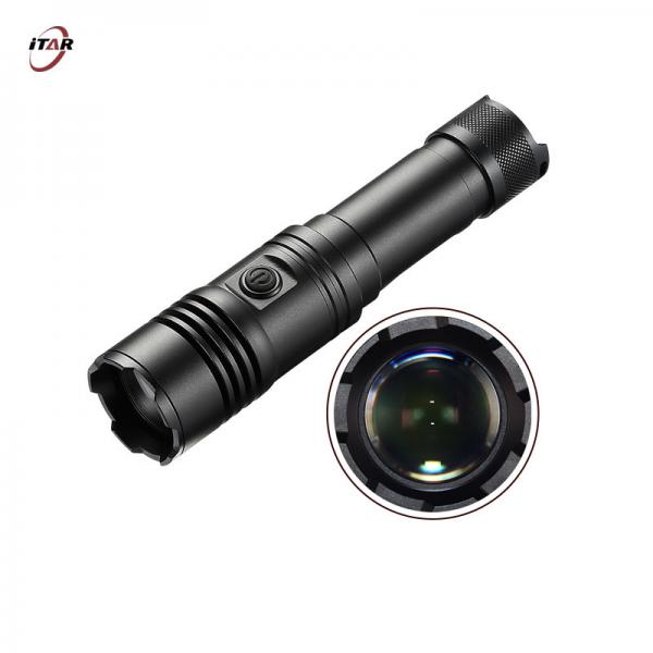Quality Hard Anodized Powerful LEP 9W Tactical Torch Rechargeable Strong Penetration for sale