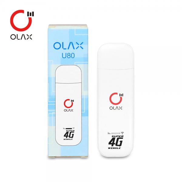 Quality OLAX U80 4g Lte Wifi Dongle All Sim Support USB Stick Modem ODM for sale