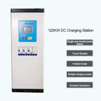 Quality 120KW DC Fast Commercial EV Charger Wifi 4G OCPP1.6 With Payment IK54 Chademo for sale