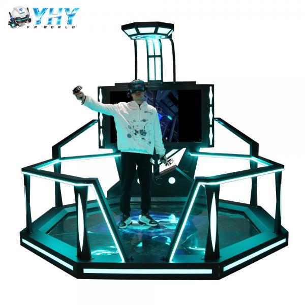 Quality Theme Park 3.0m Wide Htc Space Walking Vr Standing Platform Flight Game Simulator for sale