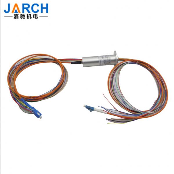 Quality 1 Channel Fiber Optic Rotary Joint Capsule Electro Optical Slip Ring For Optical Terminal Robot for sale