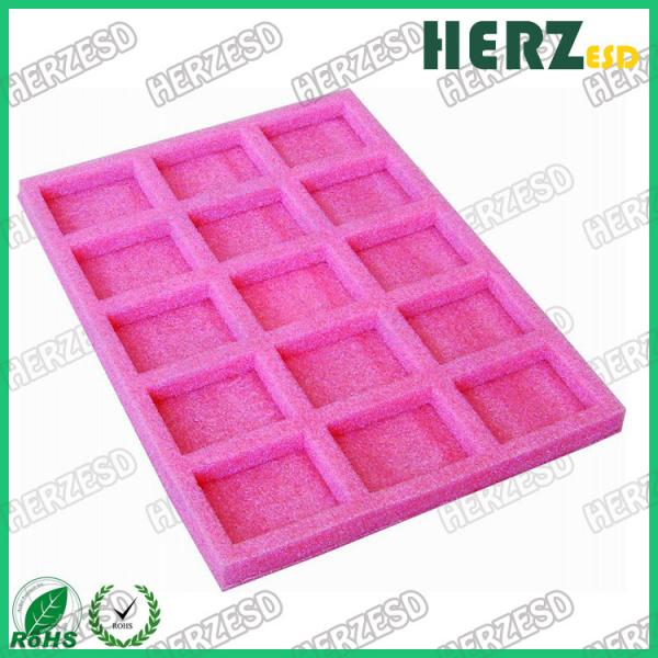 Quality EPE Material Pink Anti Static Foam , Pink ESD Foam Density 20kg/M3 For Thermal for sale