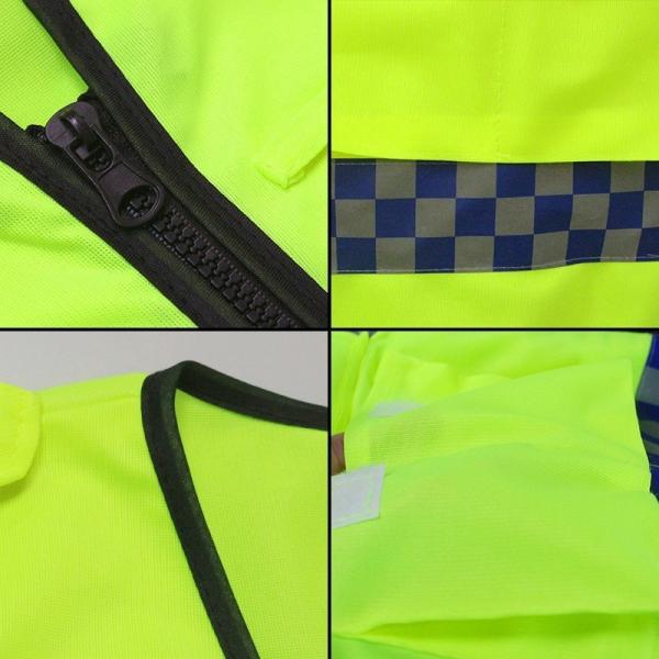 Quality Customized Reflective Safety Vests Fabric High Visibility Apparel for sale