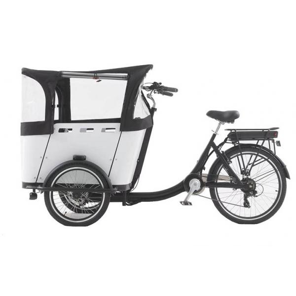 Quality 250W Kid / Cargo Electric Delivery Tricycle With Canopy for sale
