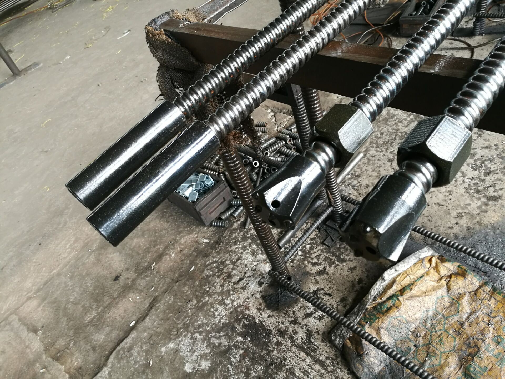 China Hollow Grouting Self Drilling Anchor Bolt For Tunnel Slope Protection Project for sale