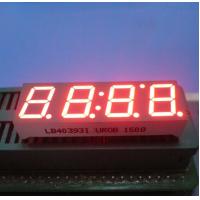 Quality Ultra Red 0.39" Led Clock Display Common Anode 4 Digit 7 Segment For Instrument for sale