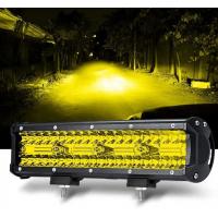 China 6D Reflector Off Road LED Light Bar 4x4 12V 24V Single Row Automotive LED Light Bar factory
