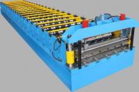 China Forming Speed 15m/Min Steel Roof Panel Roll Forming Machinery With 7.5KW factory