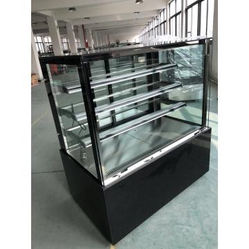 Quality Rectangular Bakery Display Cabinet 1200mm Long Digital Thermostat 600L Display for sale