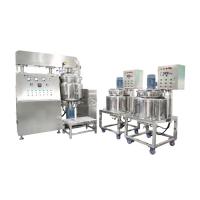 China 200L Hydraulic Lifting Vacuum Emulsifying Machine Ointment Homogeneous Lotion factory